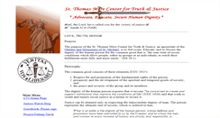 Desktop Screenshot of centertruthjustice.org